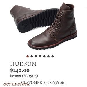 Born Hudson Brown boots